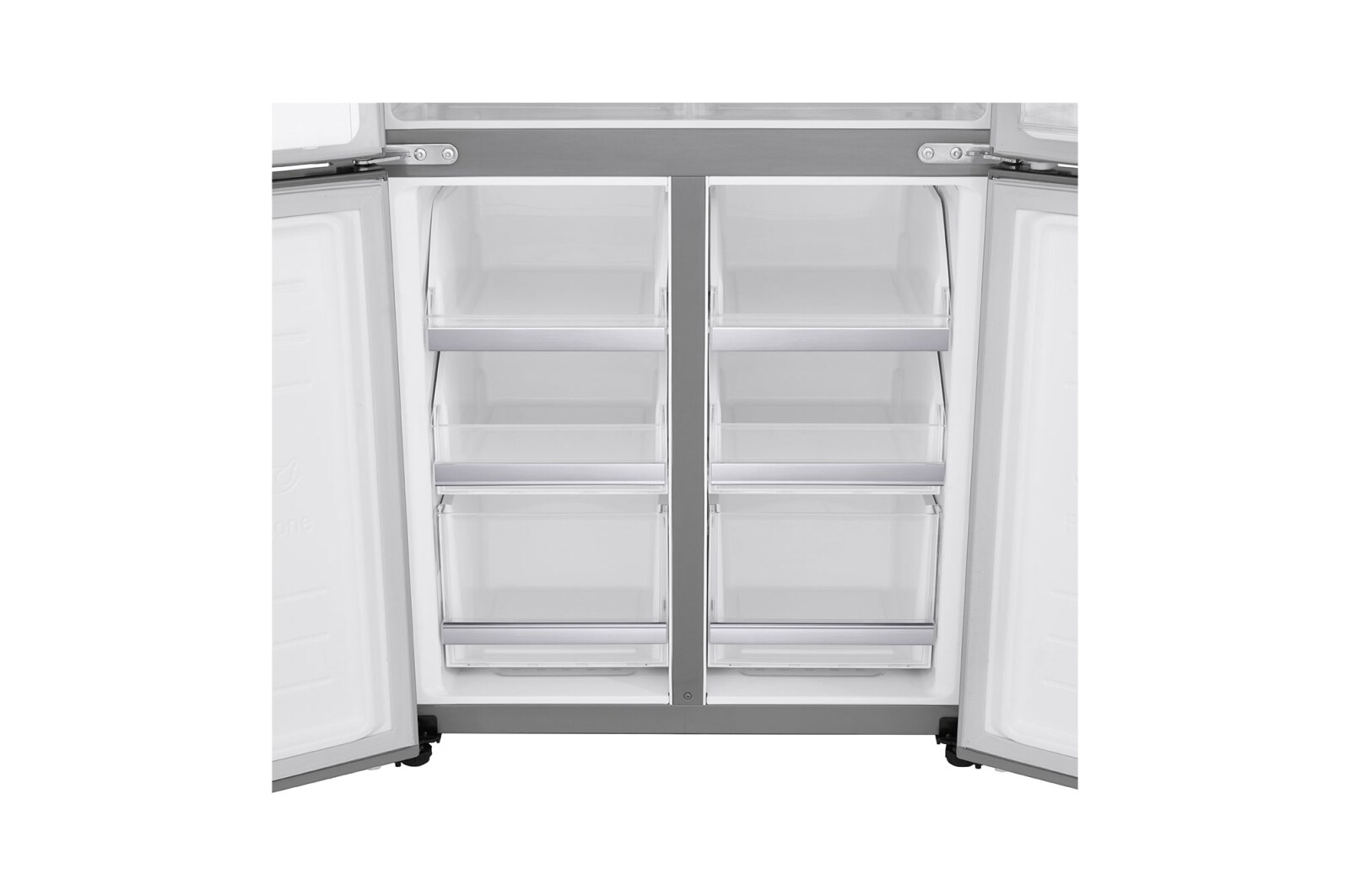 LG Keskeny négyajtós hűtőszekrény, DoorCooling⁺™ és ThinQ™ technológia, 506L kapacitás, GML844PZ6F