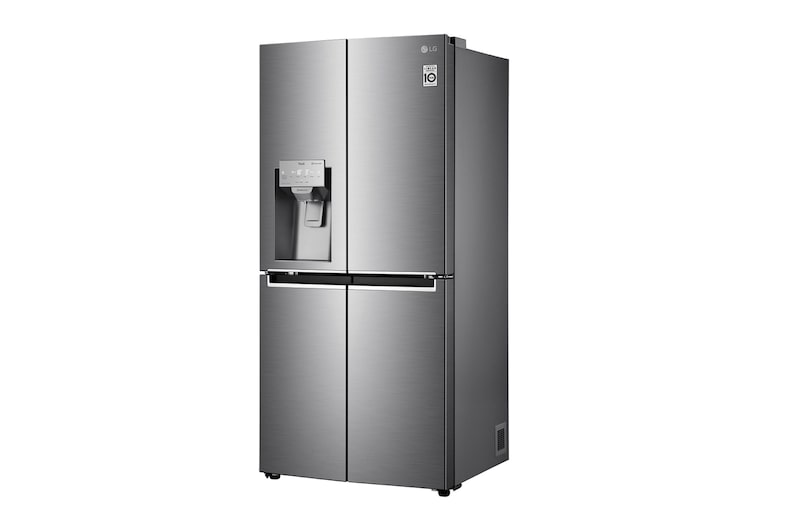 LG Keskeny négyajtós hűtőszekrény, DoorCooling⁺™ és ThinQ™ technológia, 506L kapacitás, GML844PZ6F