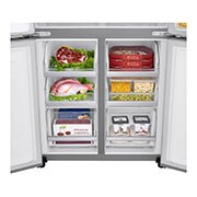 LG Keskeny négyajtós hűtőszekrény, DoorCooling⁺™ és ThinQ™ technológia, 506L kapacitás, GML844PZ6F