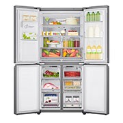 LG Keskeny négyajtós hűtőszekrény, DoorCooling⁺™ és ThinQ™ technológia, 506L kapacitás, GML844PZ6F