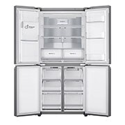 LG Keskeny négyajtós hűtőszekrény, DoorCooling⁺™ és ThinQ™ technológia, 506L kapacitás, GML844PZ6F