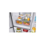 LG Keskeny négyajtós hűtőszekrény, DoorCooling⁺™ és ThinQ™ technológia, 506L kapacitás, GML844PZ6F