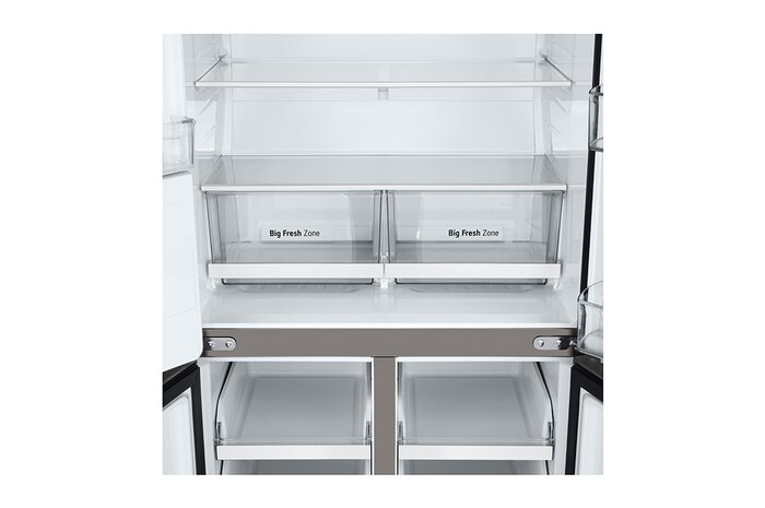 LG Négyajtós hűtőszekrény, ThinQ™ technológia, 506L kapacitás, GML860PYFE