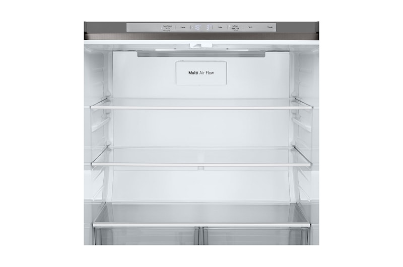 LG Négyajtós hűtőszekrény, ThinQ™ technológia, 506L kapacitás, GML860PYFE