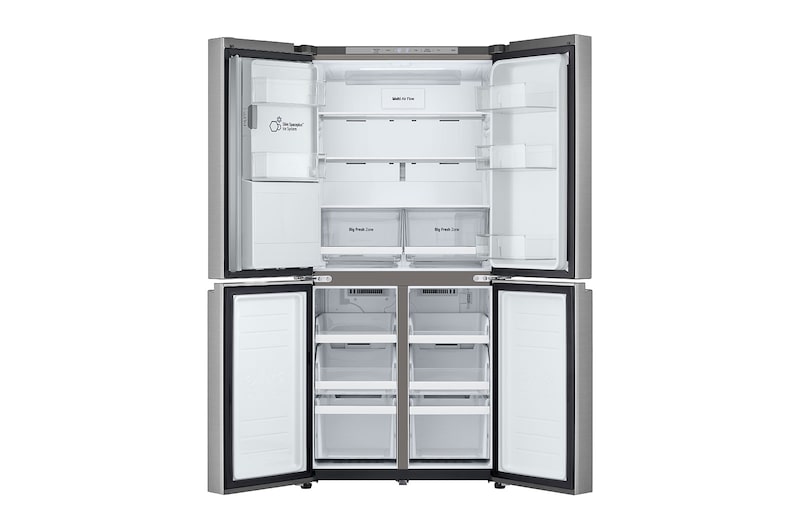 LG Négyajtós hűtőszekrény, ThinQ™ technológia, 506L kapacitás, GML860PYFE