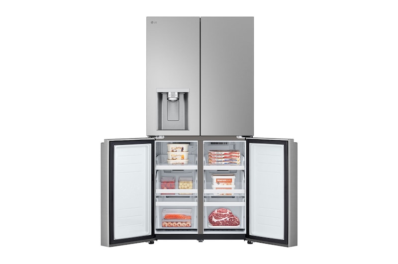 LG Négyajtós hűtőszekrény, ThinQ™ technológia, 506L kapacitás, GML860PYFE