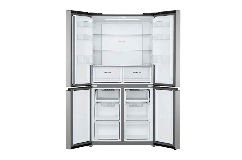 LG Négyajtós hűtőszekrény, 474L kapacitás, GMM41MSBEM