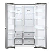 LG Side-by-Side hűtőszekrény, DoorCooling<sup>+</sup>™ technológia, 655L kapacitás, GSBV70PZTM
