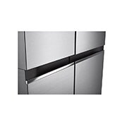 LG Side-by-Side hűtőszekrény, DoorCooling<sup>+</sup>™ technológia, 655L kapacitás, GSBV70PZTM