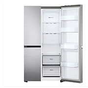 LG Side-by-Side hűtőszekrény, DoorCooling<sup>+</sup>™ technológia, 655L kapacitás, GSBV70PZTM