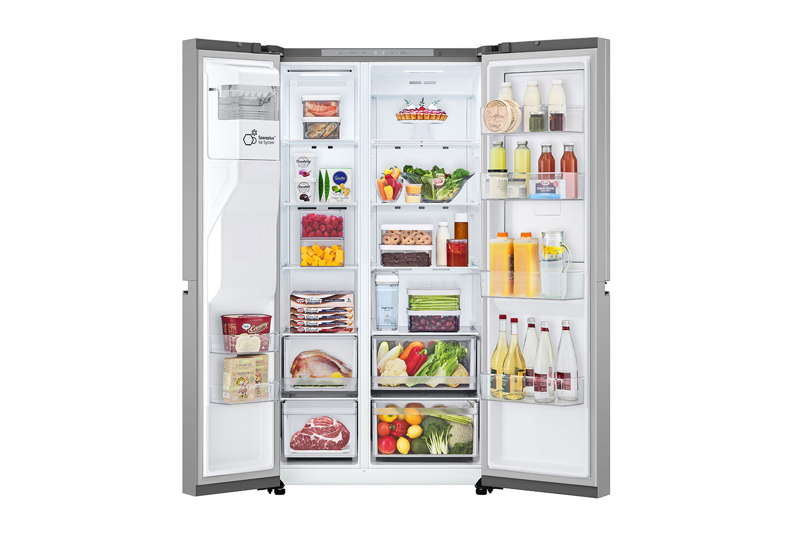LG Door-in-Door™ Side-by-Side hűtőszekrény, 641L kapacitás, GSJC41PYPE