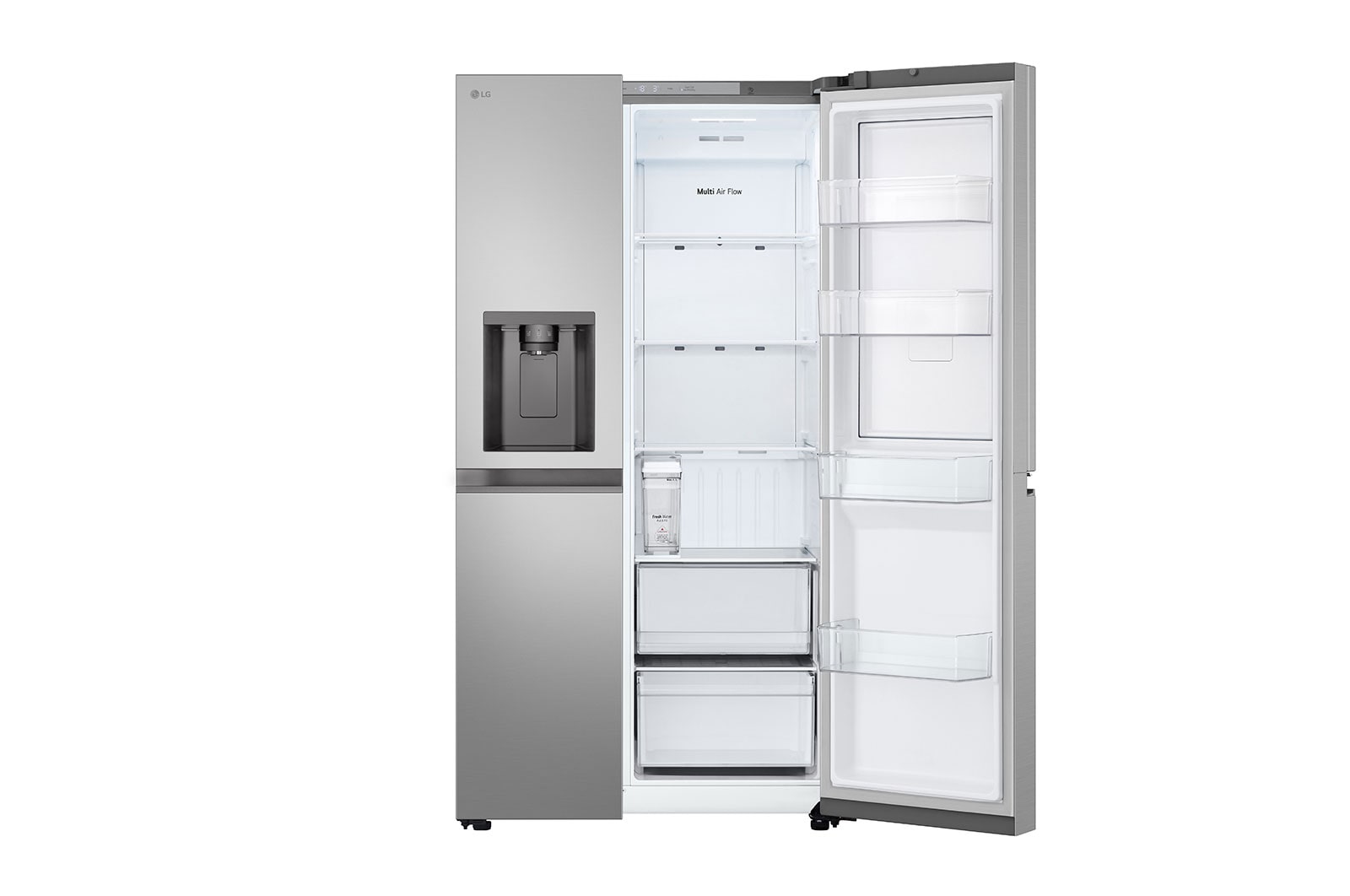 LG Door-in-Door™ Side-by-Side hűtőszekrény, 641L kapacitás, GSJC41PYPE