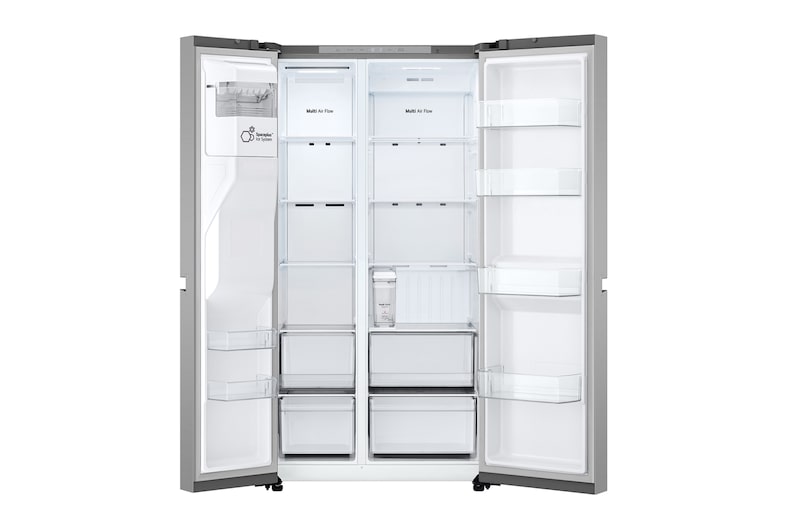 LG Side-by-Side hűtőszekrény, 641L kapacitás, GSLC41PYPE