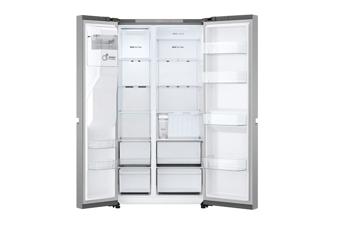 LG Side-by-Side hűtőszekrény, 641L kapacitás, GSLC41PYPE