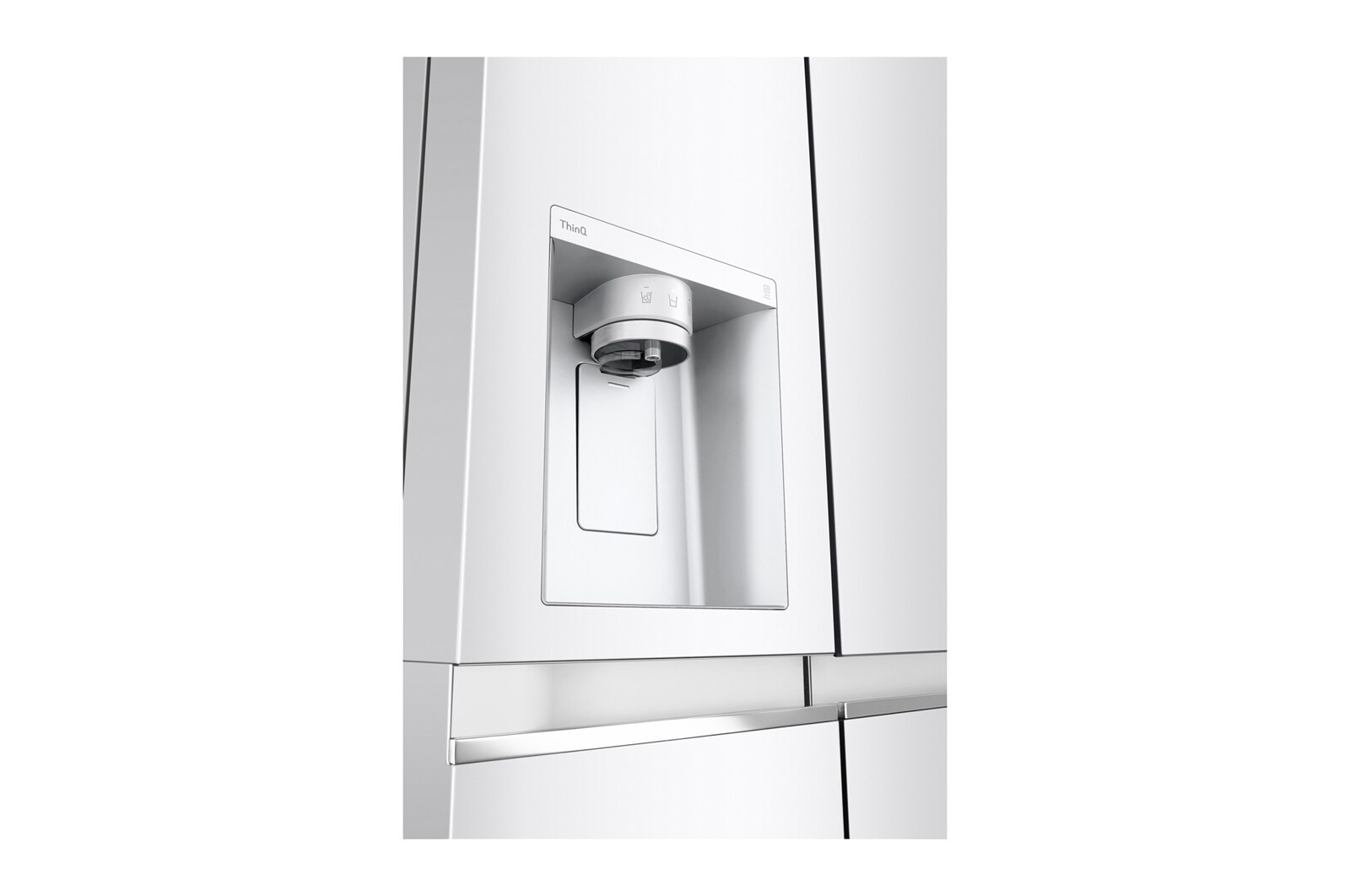 LG Side-by-Side hűtőszekrény, DoorCooling⁺™ és ThinQ™ technológia, 635L kapacitás, GSLV71SWTM