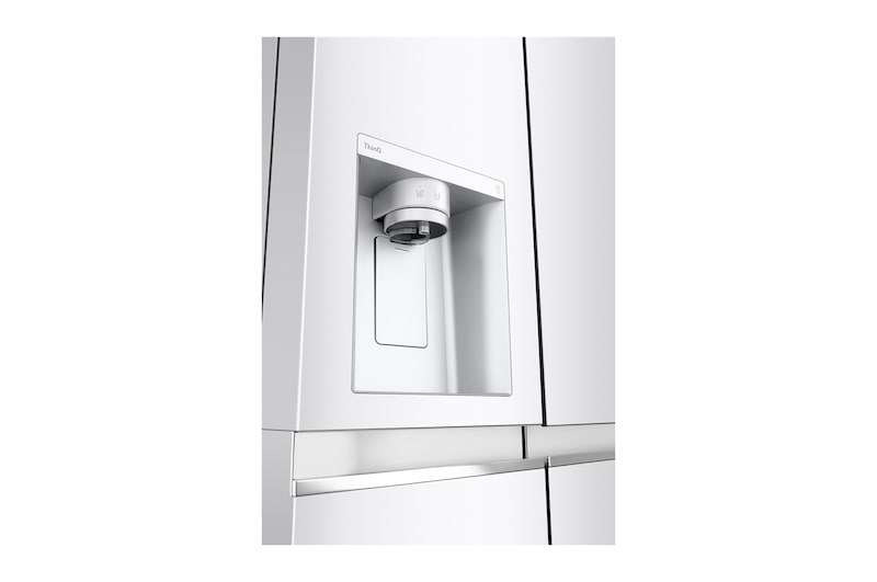 LG Side-by-Side hűtőszekrény, DoorCooling⁺™ és ThinQ™ technológia, 635L kapacitás, GSLV71SWTM