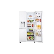 LG Side-by-Side hűtőszekrény, DoorCooling⁺™ és ThinQ™ technológia, 635L kapacitás, GSLV71SWTM