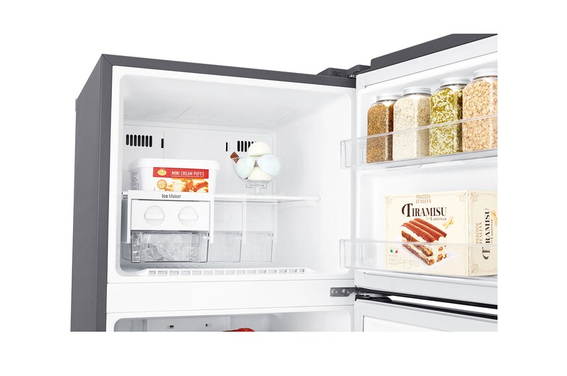 LG Felülfagyasztós hűtőszekrény, DoorCooling⁺™ technológia, 254L kapacitás, GTB362PZCMD