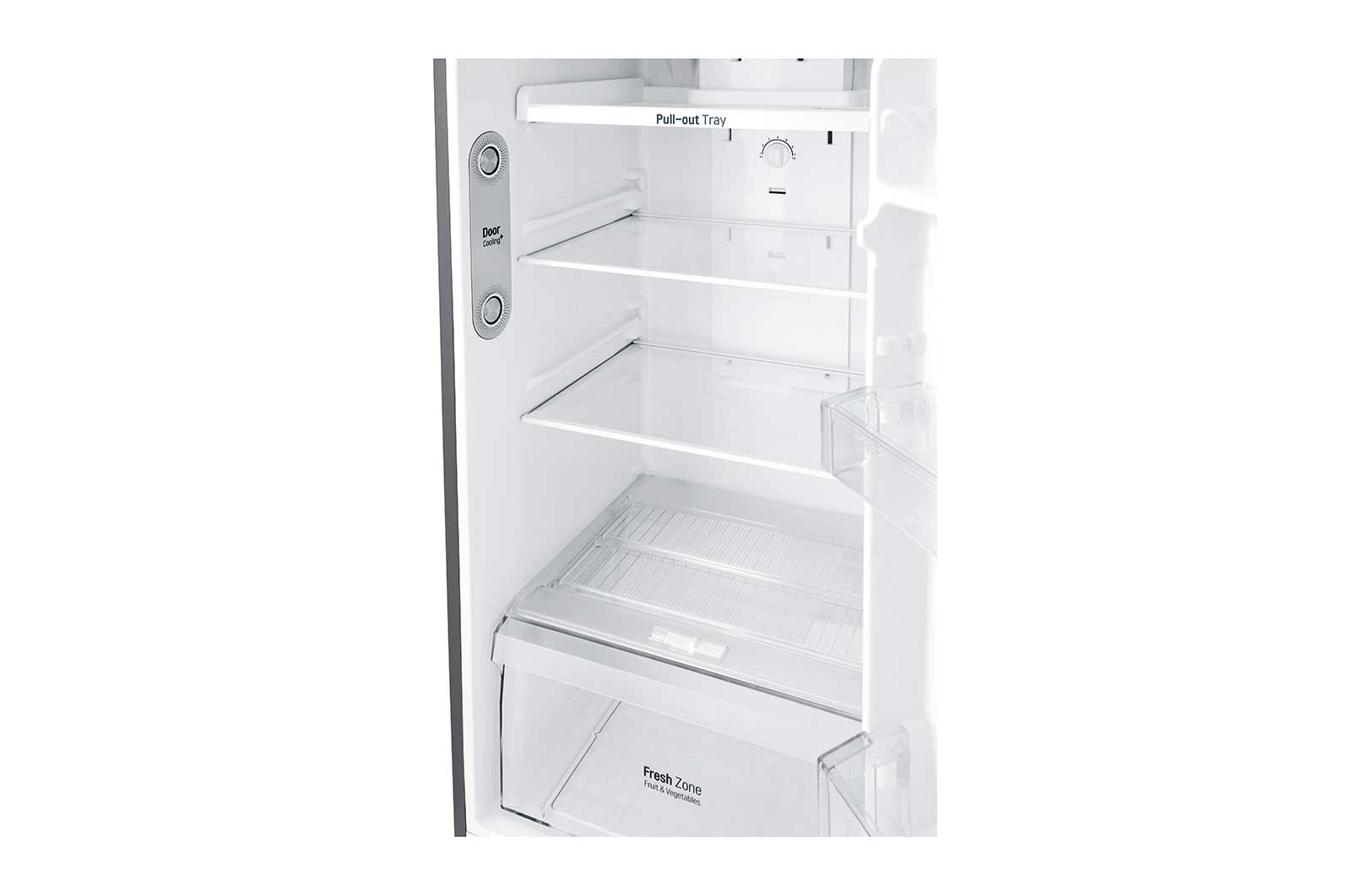 LG Felülfagyasztós hűtőszekrény, DoorCooling⁺™ technológia, 209L kapacitás, GTB382PZCMD