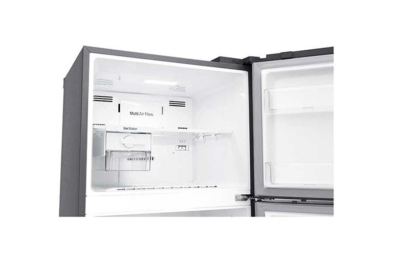 LG Felülfagyasztós hűtőszekrény, DoorCooling⁺™ és ThinQ™ technológia, 438L kapacitás, GTB574PZHZD
