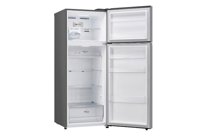 LG Felülfagyasztós hűtőszekrény, DoorCooling⁺™ és ThinQ™ technológia, 461L kapacitás, GTBV44PYBKD