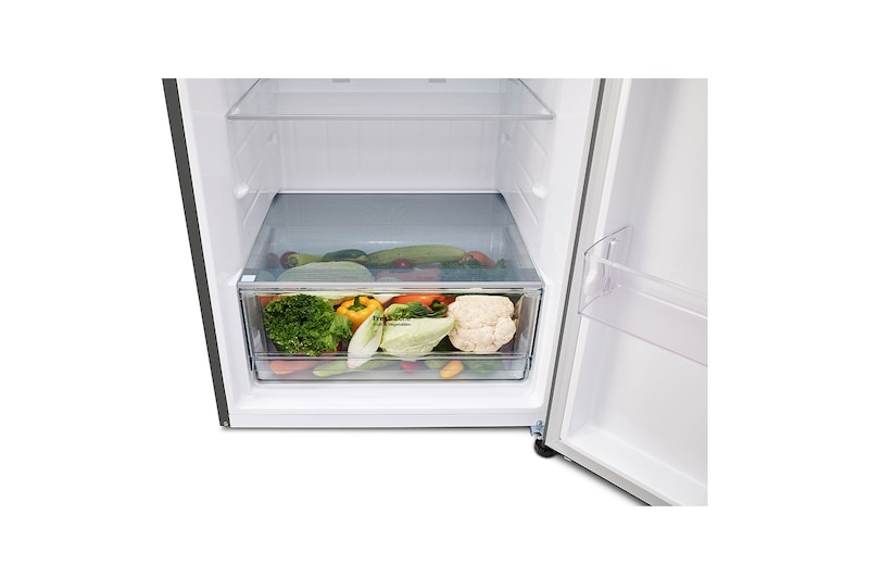 LG Felülfagyasztós hűtőszekrény, DoorCooling⁺™ és ThinQ™ technológia, 461L kapacitás, GTBV44PYBKD