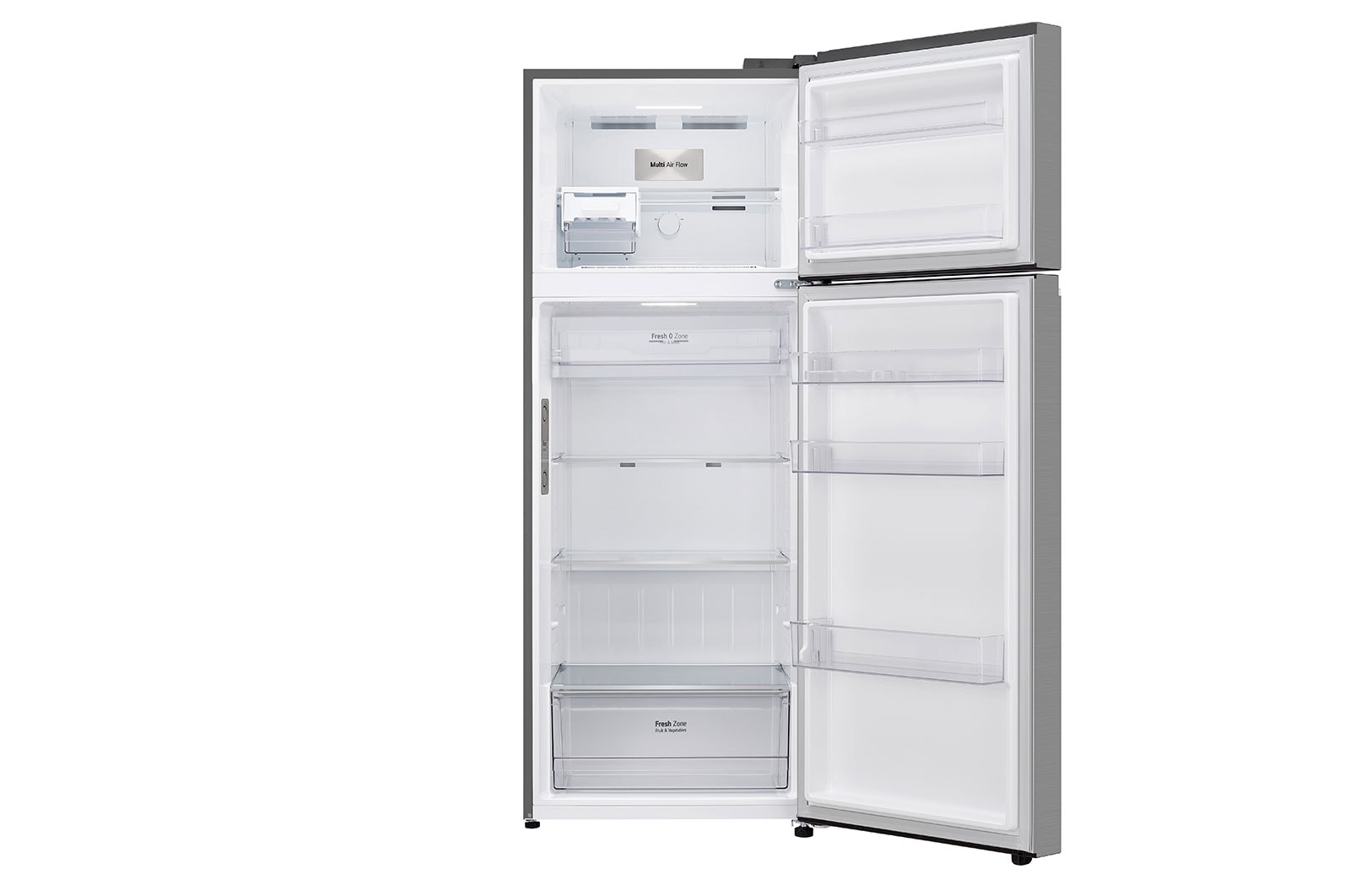 LG Felülfagyasztós hűtőszekrény, DoorCooling⁺™ és ThinQ™ technológia, 461L kapacitás, GTBV44PYBKD
