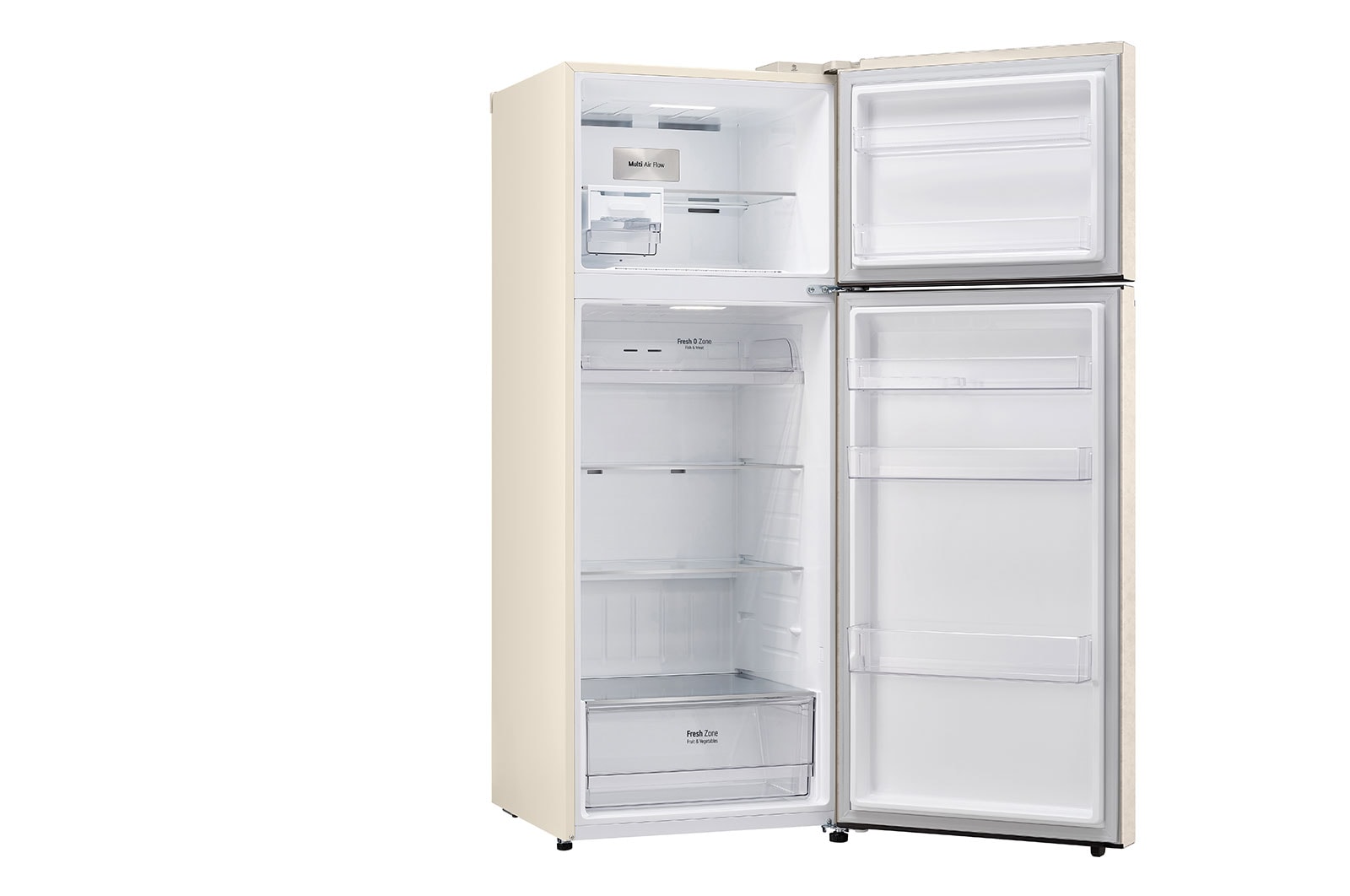 LG Felülfagyasztós hűtőszekrény, DoorCooling⁺™ és ThinQ™ technológia, 461L kapacitás, GTBV44SEBKD