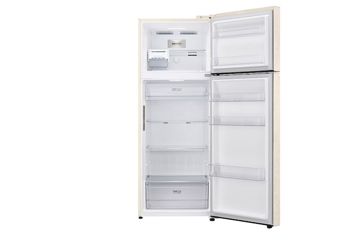 LG Felülfagyasztós hűtőszekrény, DoorCooling⁺™ és ThinQ™ technológia, 461L kapacitás, GTBV44SEBKD