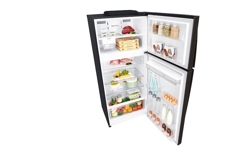 LG Felülfagyasztós hűtőszekrény, DoorCooling+™ és ThinQ™ technológia, 509L kapacitás, GTF744BLPED