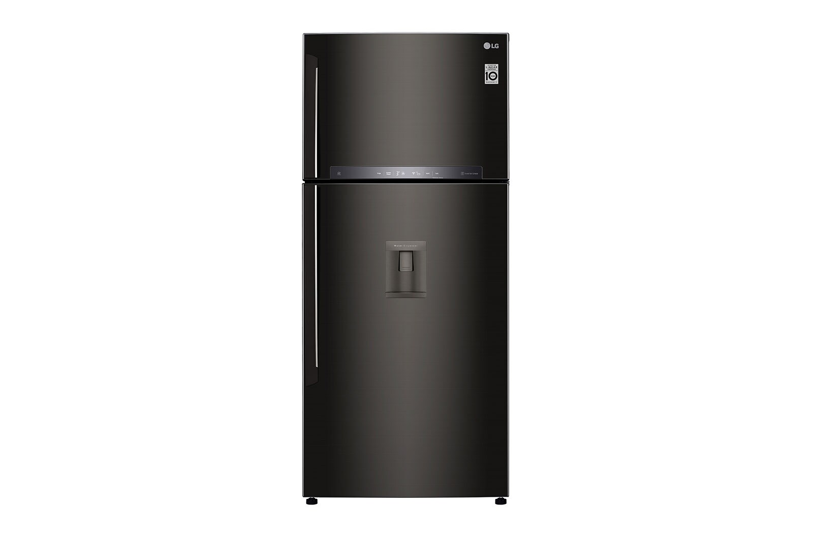 A(z) Felülfagyasztós hűtőszekrény, DoorCooling⁺™ és ThinQ™ technológia, 509L kapacitás GTF744BLPZD elölnézete