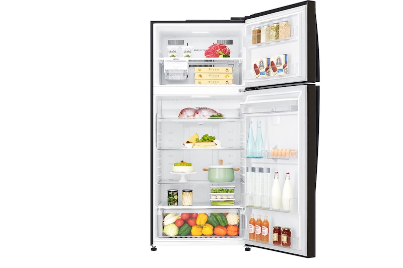 LG Felülfagyasztós hűtőszekrény, DoorCooling⁺™ és ThinQ™ technológia, 509L kapacitás, GTF744BLPZD