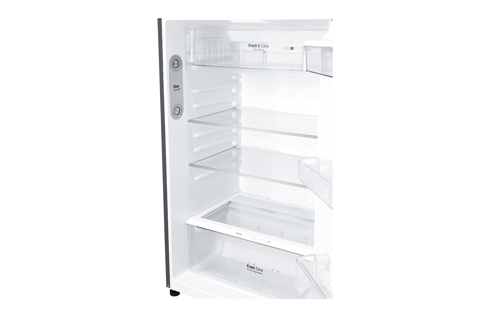 LG Felülfagyasztós hűtőszekrény, DoorCooling+™ és ThinQ™ technológia, 509L kapacitás, GTF744PZPED