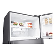 LG Felülfagyasztós hűtőszekrény, DoorCooling+™ és ThinQ™ technológia, 509L kapacitás, GTF744PZPED