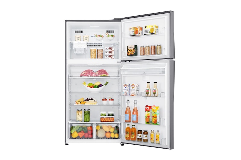 LG Felülfagyasztós hűtőszekrény, DoorCooling⁺™ és ThinQ™ technológia, 592L kapacitás, GTF916PZPYD