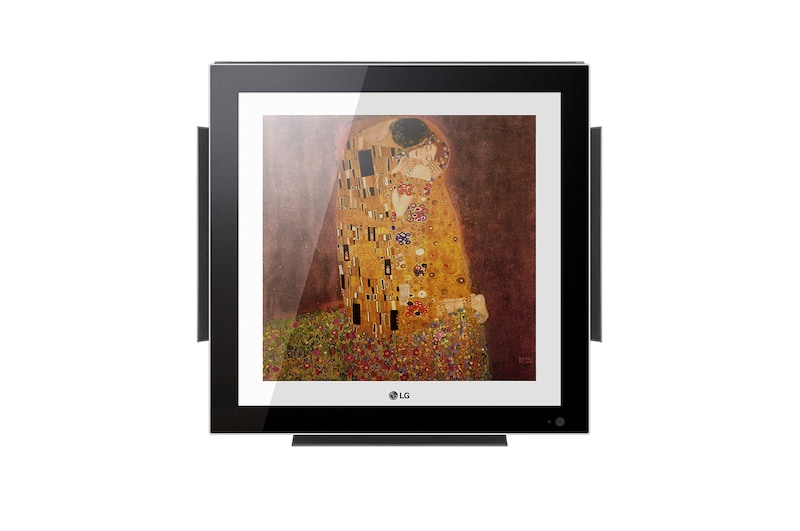 LG ARTCOOL Gallery légkondicionáló DUAL Inverter kompresszorral (10 év garancia), R32, 3,5 kW, fekete keretes előlap cserélhető képpel, A12FT