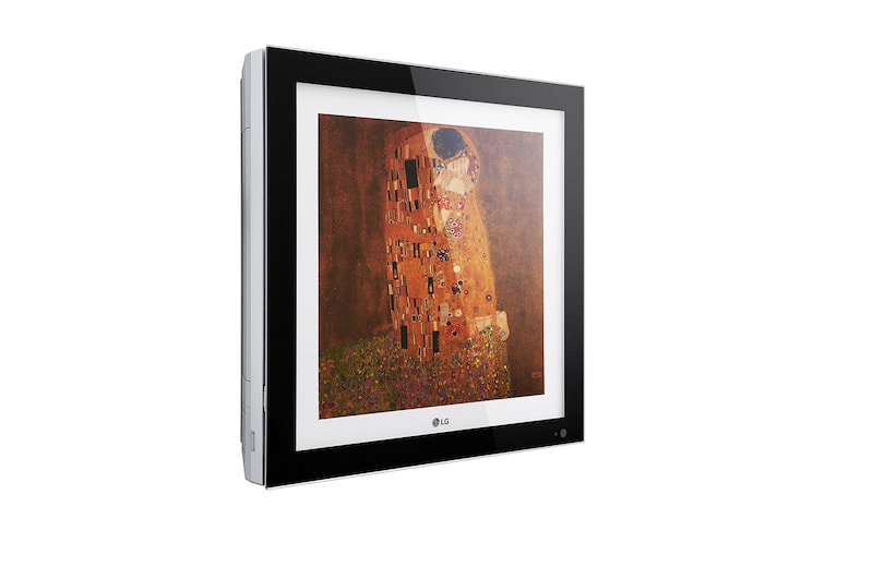 LG ARTCOOL Gallery légkondicionáló DUAL Inverter kompresszorral (10 év garancia), R32, 3,5 kW, fekete keretes előlap cserélhető képpel, A12FT