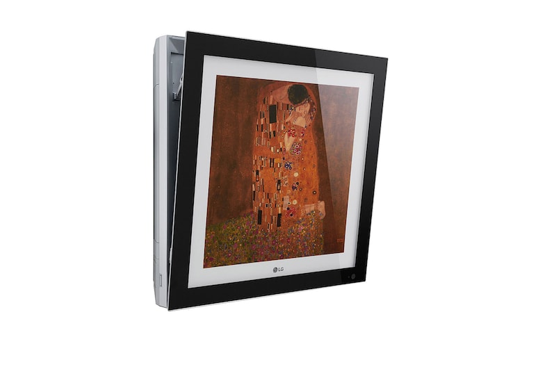 LG ARTCOOL Gallery légkondicionáló DUAL Inverter kompresszorral (10 év garancia), R32, 3,5 kW, fekete keretes előlap cserélhető képpel, A12FT