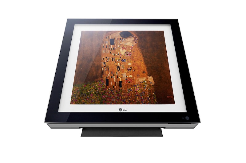 LG ARTCOOL Gallery légkondicionáló DUAL Inverter kompresszorral (10 év garancia), R32, 3,5 kW, fekete keretes előlap cserélhető képpel, A12FT