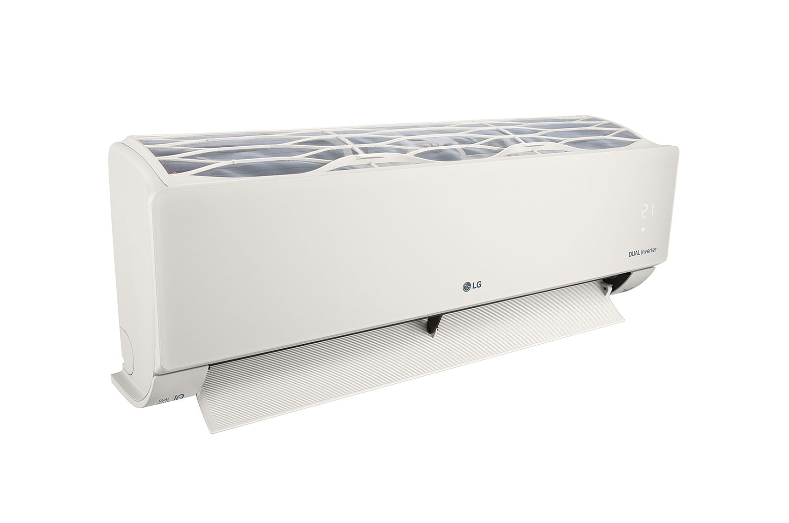 LG Stílusos ARTCOOL™ légkondicionáló DUAL Inverter technológiával, bézs színben, AB24BK