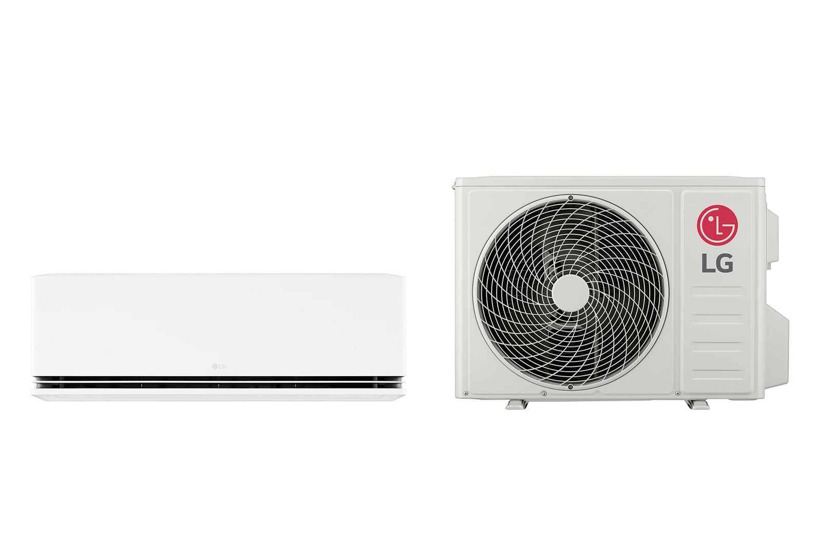 LG 2,5 kW DUALCOOL AI Air Deluxe Single Split légkondicionáló H09S1DA.SS1 elölnézeti képe