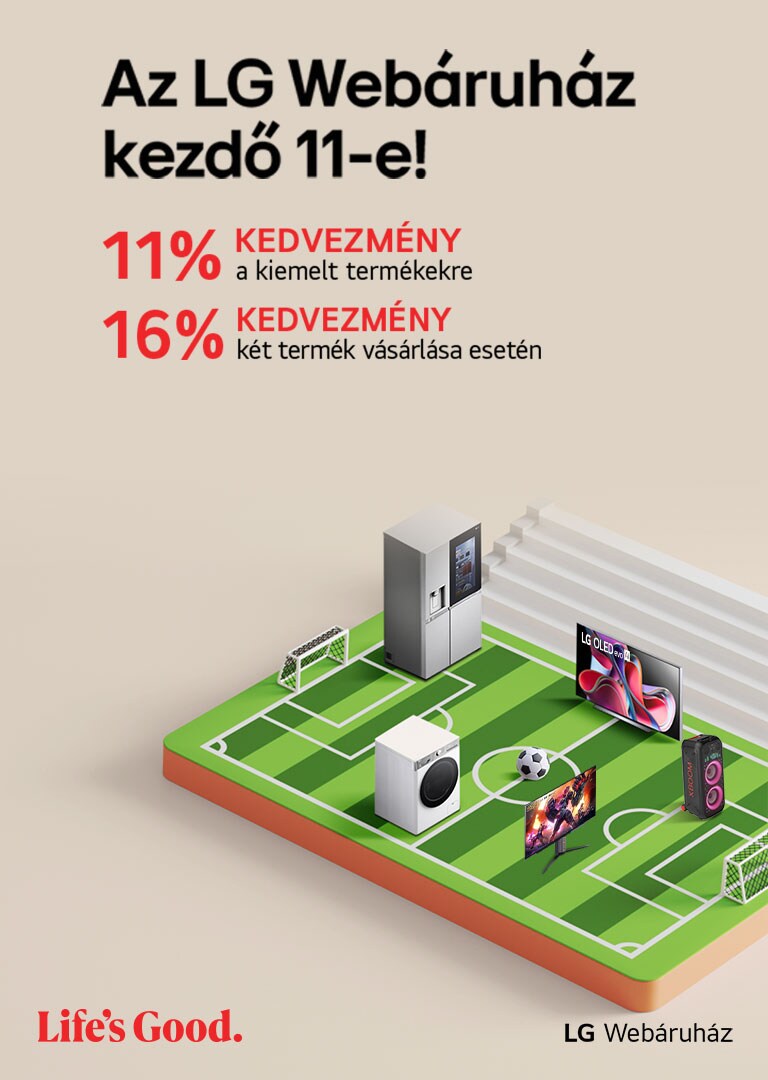 Az LG Webáruház kezdő 11 ajánlata!
