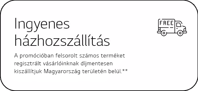 Ingyenes házhozszállítás