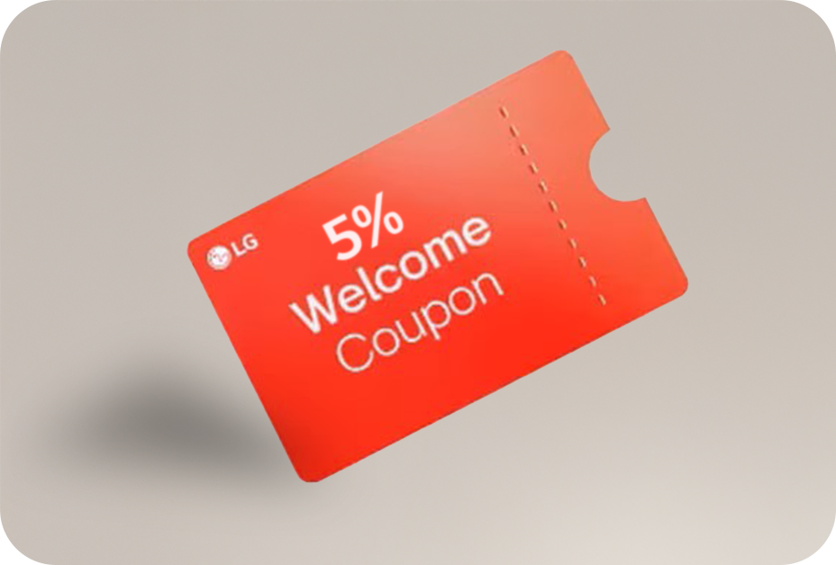 5% Welcome kupon