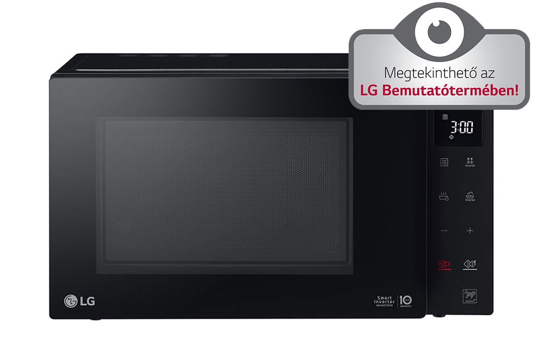 LG 23L mikrohullámú sütő, Smart Inverter technológia, Easy Clean belső bevonat, MS2336GIB