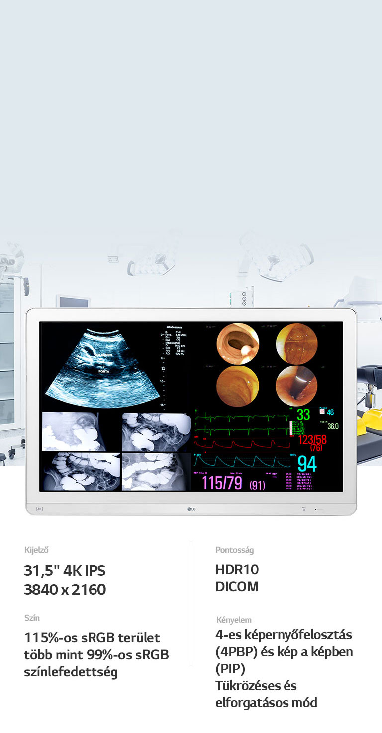 Nagy kijelző a sebészi pontossághoz1