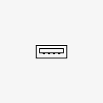 USB kimenet ikon.