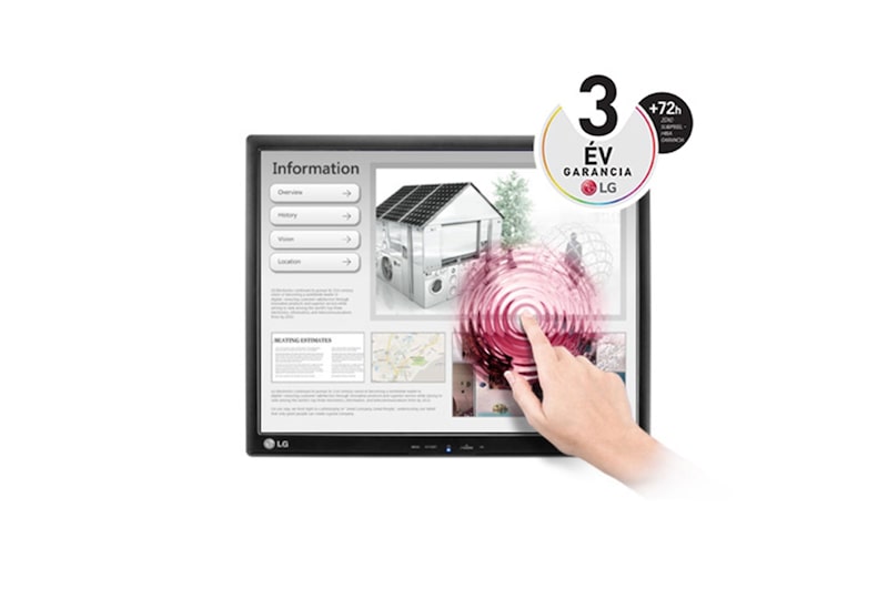 LG üzleti monitor 17MB15TP-B, 17MB15TP-B