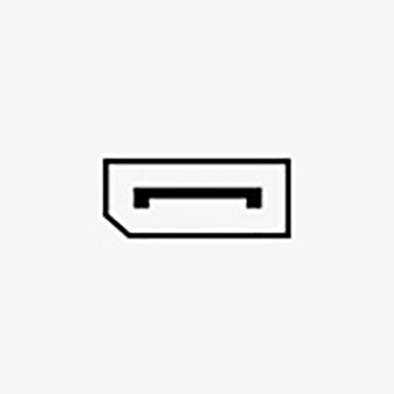 DisplayPort ikonja.	