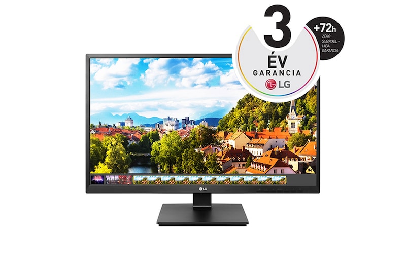 Front view of LG 24BK55YP Full HD monitor IPS kijelzővel 24BK55YP-B